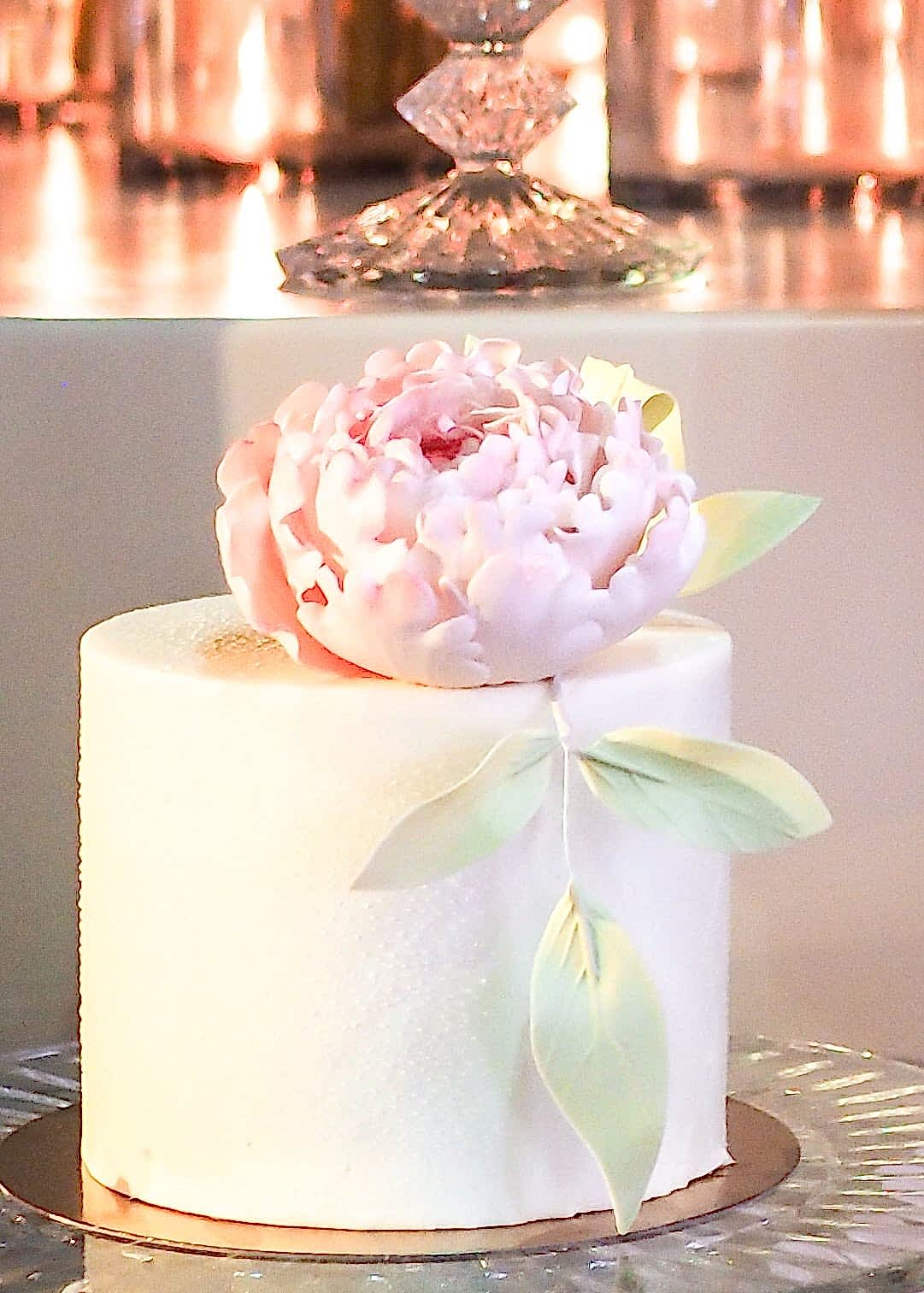 Buttercream Cakes with Sugar Peony