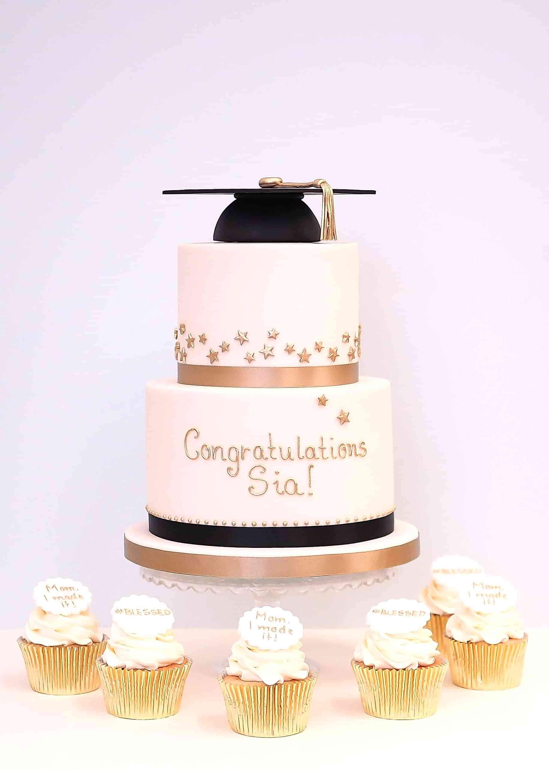 Graduation Cake by Rosalind Miller Cakes London