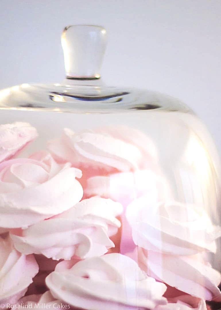 Meringue Rose Swirls