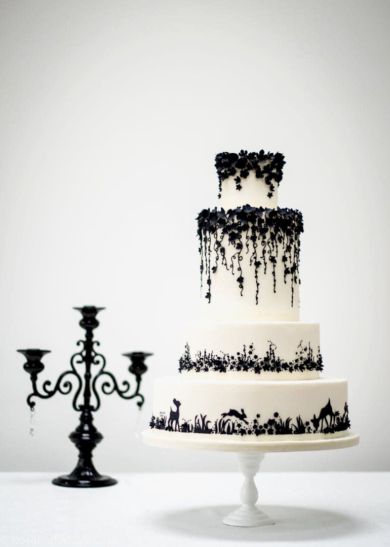Enchanted Forest Wedding Cake