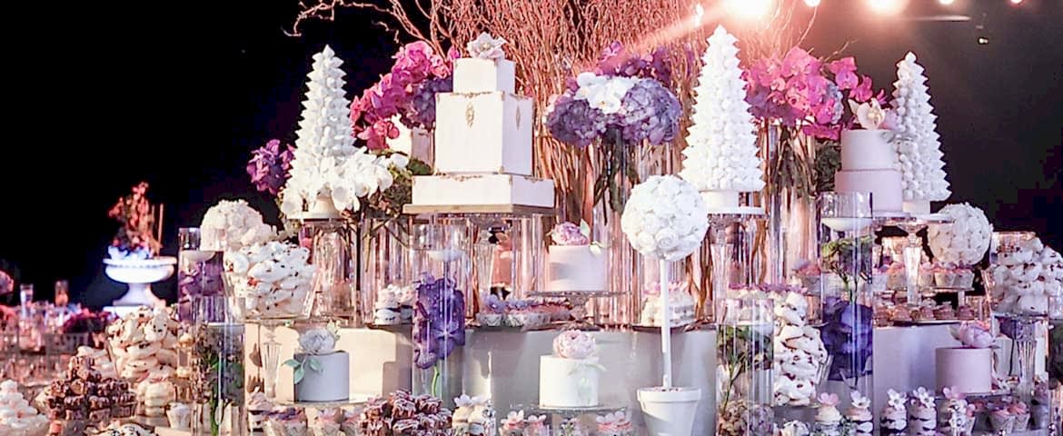 dessert table middle east royal wedding