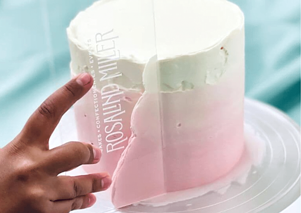Acrylic Cake Scraper Acrylic Cake Scraper
