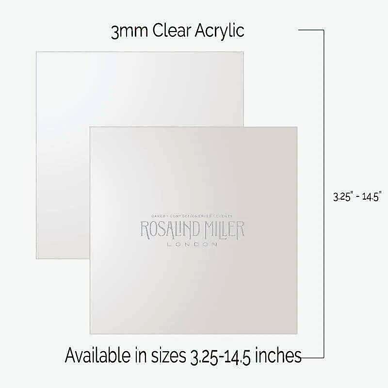 Acrylic Ganache Plates - Square Acrylic Ganache Plates - Square