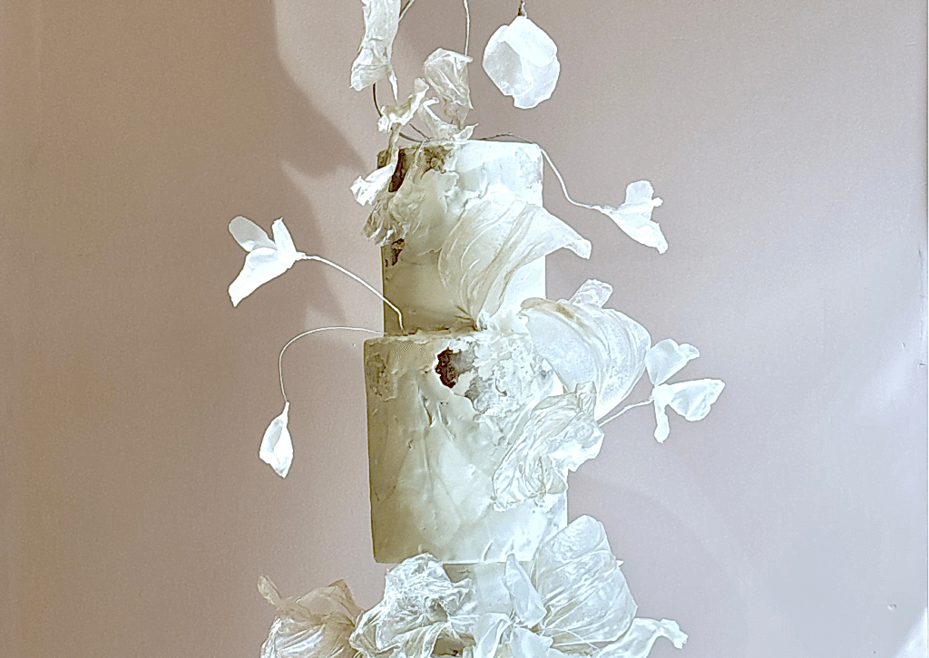 Contemporary Wedding Cake Decoration